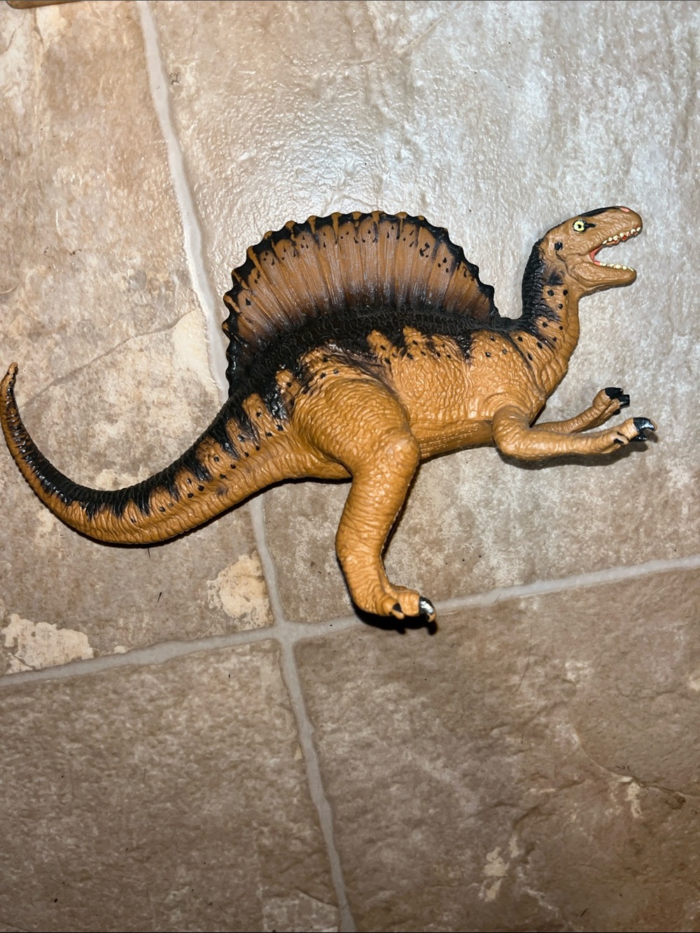 Safari Ltd Orange and Black Spinosaurus Toy Figure for Kids